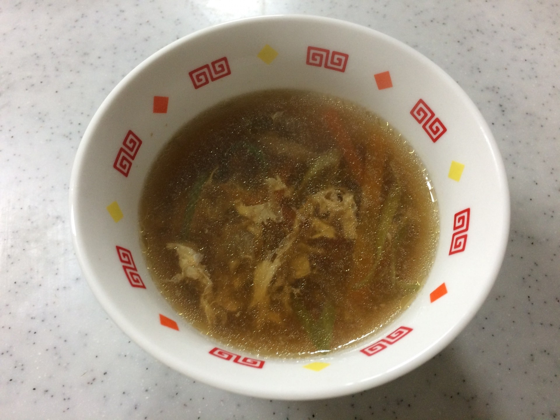 豆苗スープ
